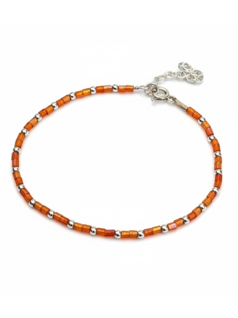 Bransoletka Klasyczna 20cm - Pomarańczowa