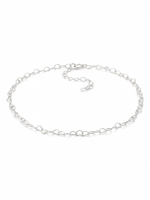 Bransoletka Na Nogę Serduszka 26cm