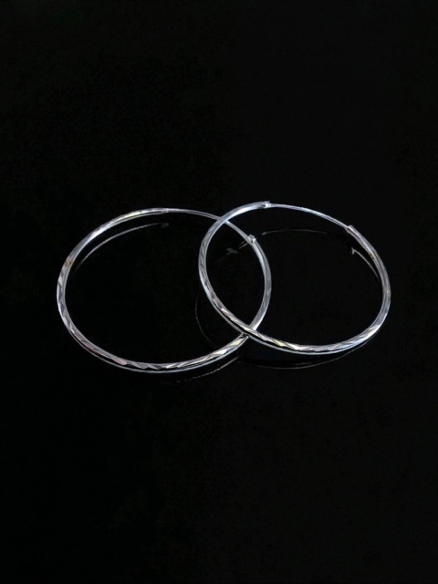 Kolczyki Koła Z Karbowaniem 30mm