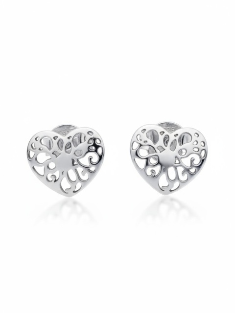 Kolczyki Serca Ażurowe