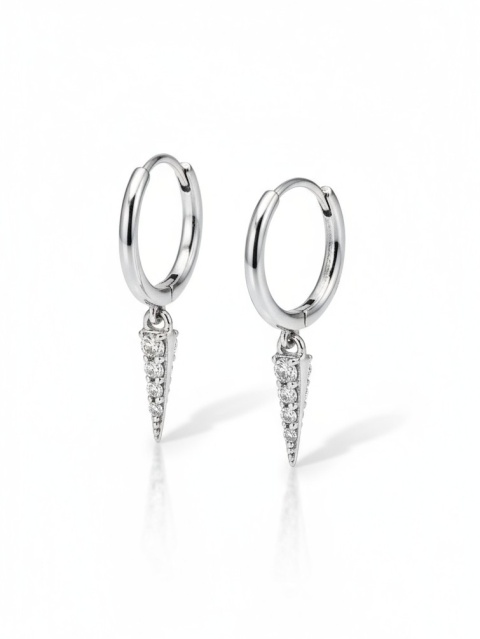 Kolczyki Wiszące Z Cyrkonią 2,2cm