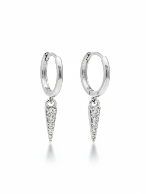 Kolczyki Wiszące Z Cyrkonią 2,2cm