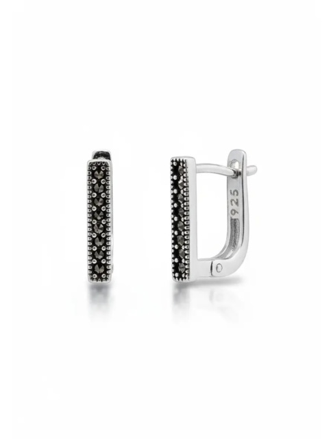 Kolczyki Z Markazytem Angielskie Zapięcie 1,5cm