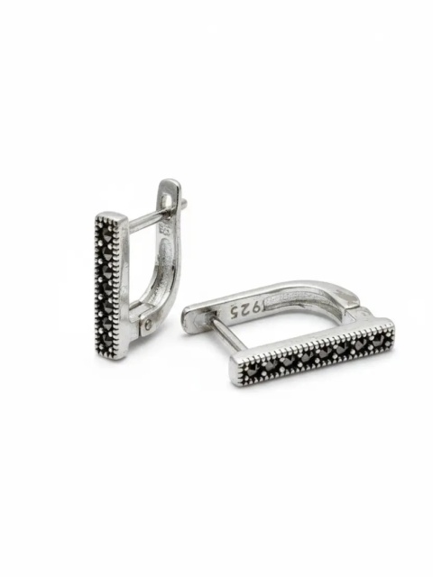 Kolczyki Z Markazytem Angielskie Zapięcie 1,5cm