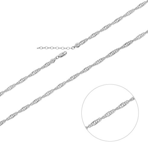 Łańcuszek Singapur 45cm