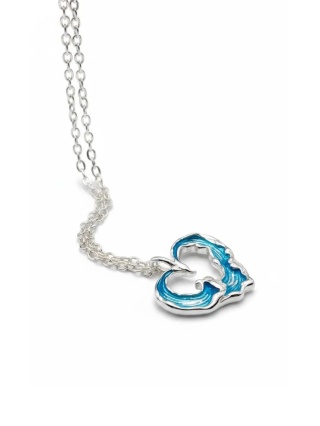 Naszyjnik Falujące Serce