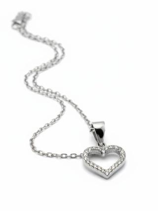 Naszyjnik Serce 45cm